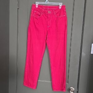 American Vintage Red Straight Leg Jeans
